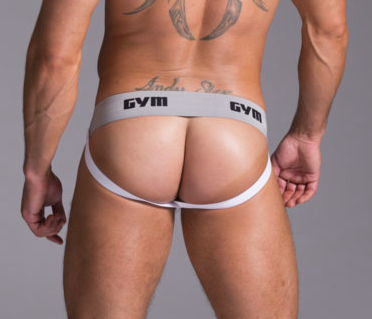 GYM Workout Jockstrap 2" White - sale