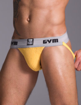 GYM Workout Jockstrap 2" Yellow - sale
