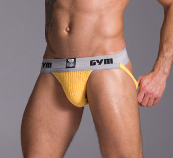 GYM Workout Jockstrap 2" Yellow - sale