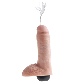 King Cock Squirting 8" Cock with Balls
