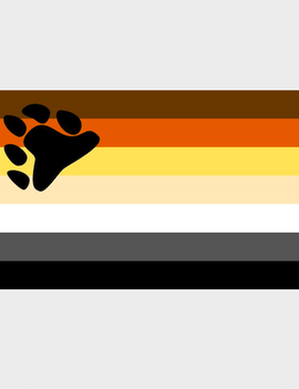 Bear Pride Flag (3' x 5' Polyester)