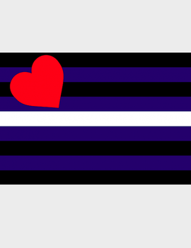 Leather Pride Flag (2' x 3' Nylon)