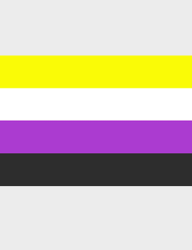 Nonbinary Pride Flag (3' x 5' Polyester)