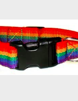 Small Breakaway Rainbow Pet Collar