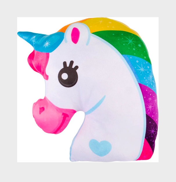 Rainbow Unicorn Pillow - 16"
