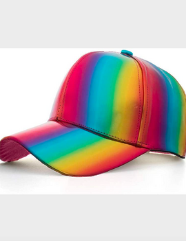 Rainbow Iridescent Baseball Cap