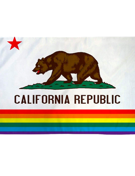 California Pride Flag (3' x 5' Polyester)