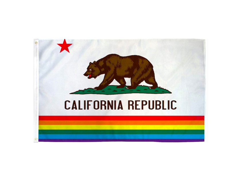 California Pride Flag (3' x 5' Polyester)