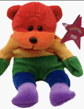 Plush Bear Rainbow "Stoney"