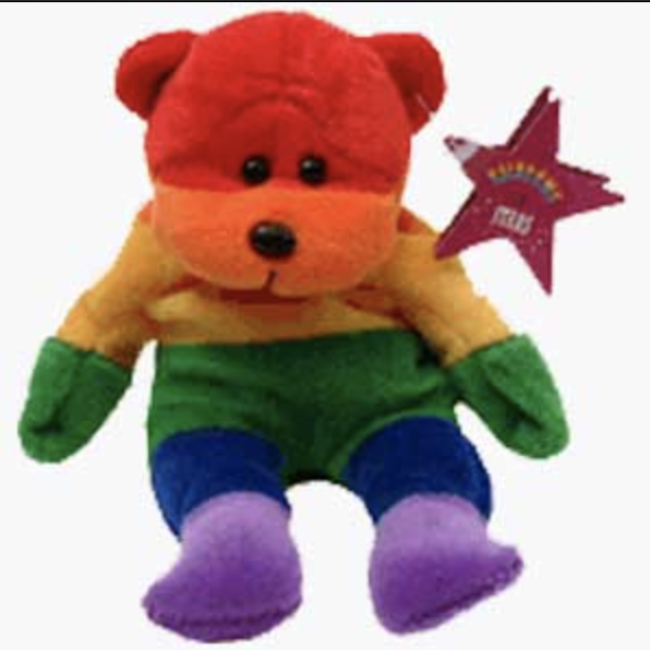 Plush Bear Rainbow "Stoney"