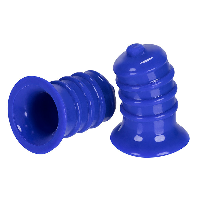 Hunkyjunk Wide Base Nipple Suckers - Cobalt
