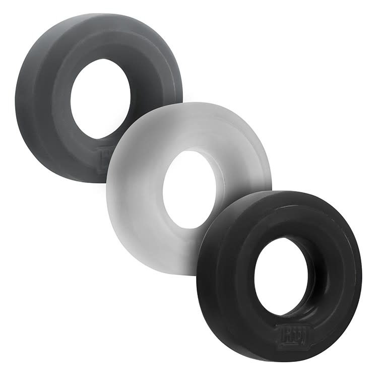 Hunkyjunk Silicone 3 Pack - Tar/Ice/Stone