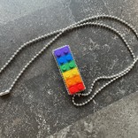 Alan Leingang Rainbow Pendant - AB Rhinestones