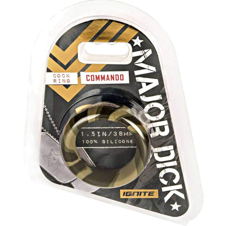 Major Dick Wide Silicone Camo Donut - 1.5"