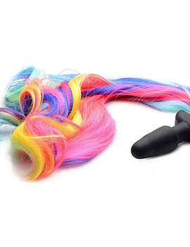 Tailz Rainbow Pony Tail Plug