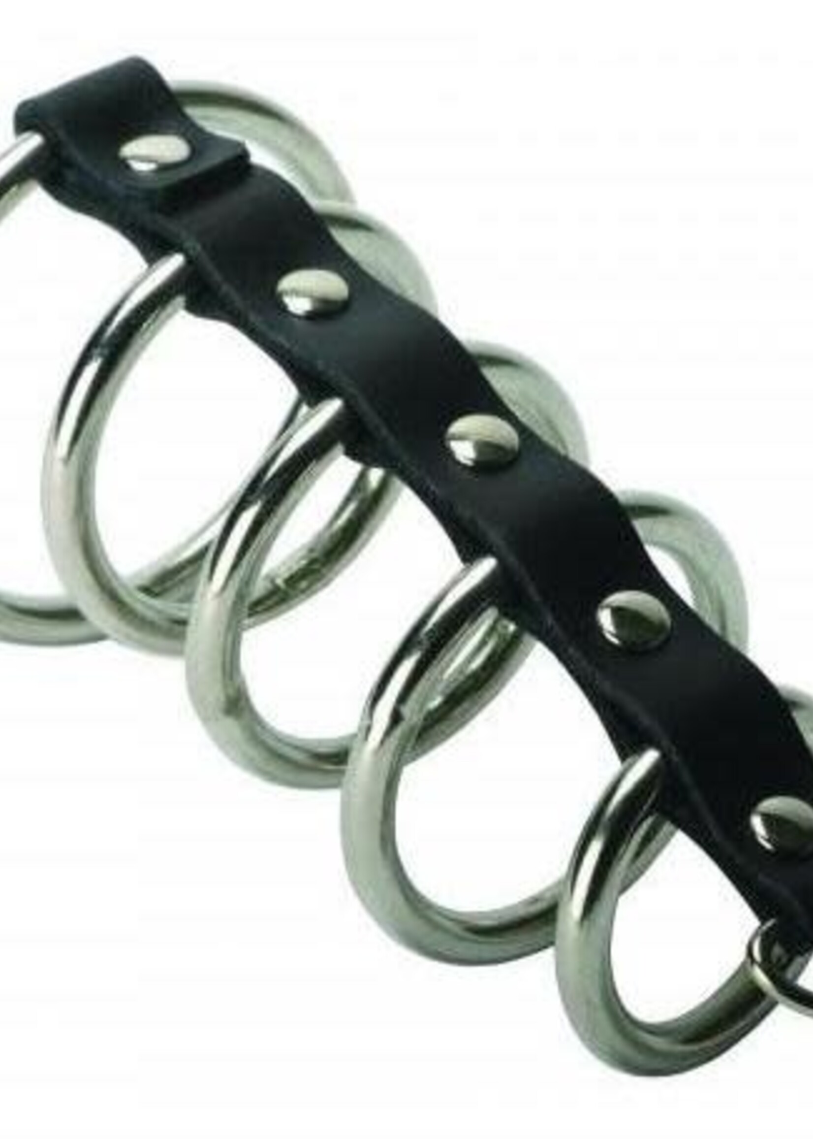 Strict 5 Ring Chastity Device