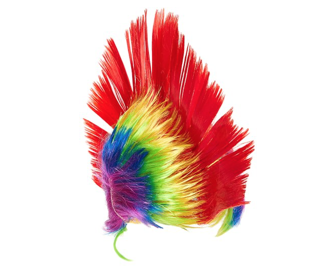 Rainbow Mohawk Wig