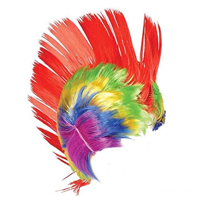 Rainbow Mohawk Wig