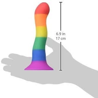 Colours Pride Wave Dildo - 6"