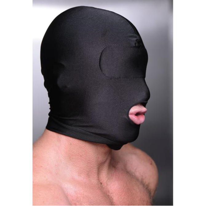 Open Mouth Hood with Padded Blindfold - Master Series Disguise