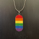 MIL ID Tag Rainbow Flag