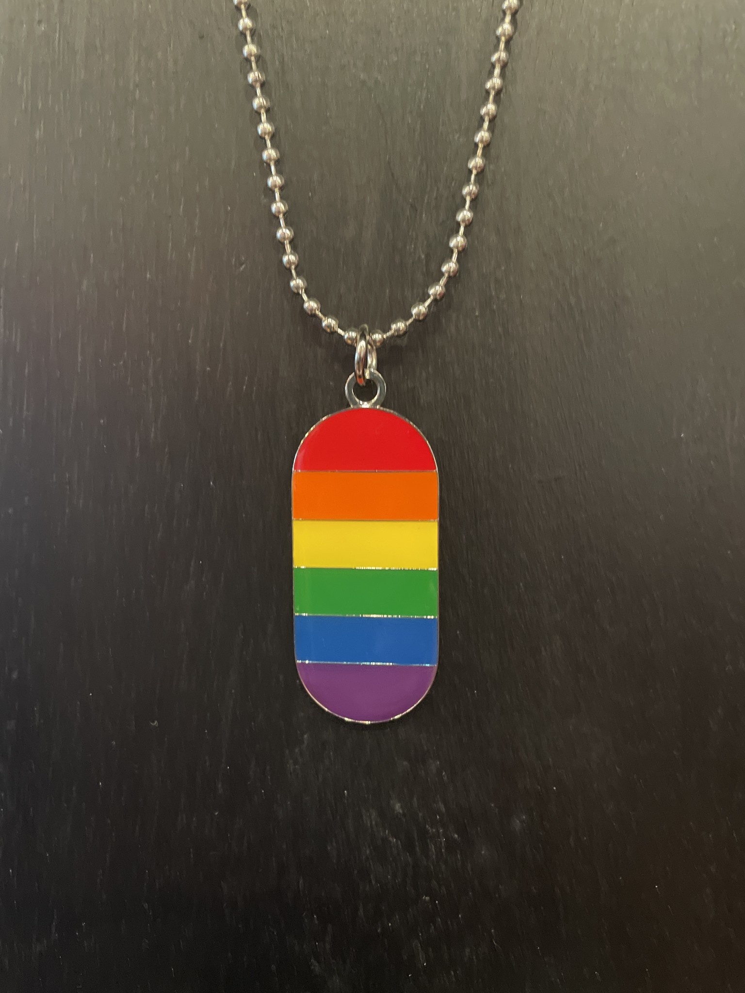 MIL ID Tag Rainbow Flag