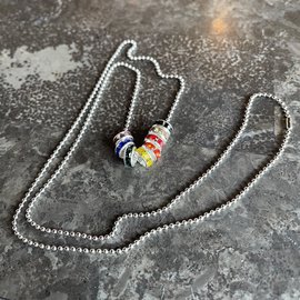 Alan Leingang Philly Rainbow Necklace - Rondelle Beads
