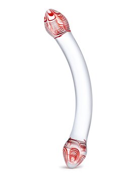 Gläs Red Head Double Dildo
