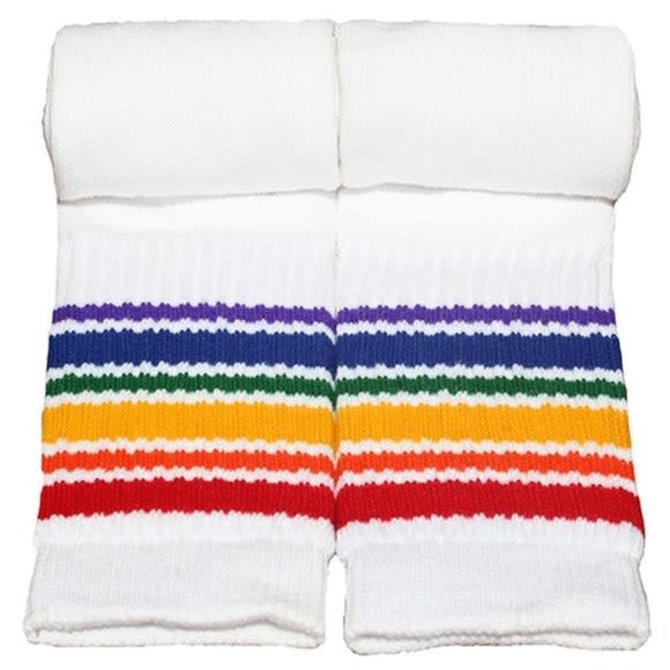 White 19" Pride Tube Socks