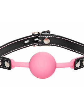 Frisky Glow Gag Silicone PU Leather