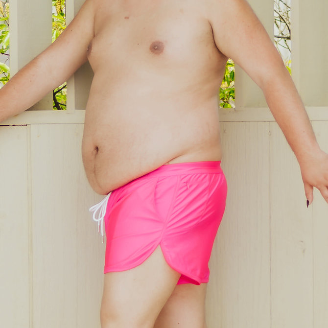 Chris Turk Hot Pink Swim Short (Larger Fit) - Chris Turk