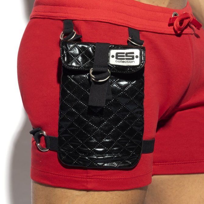 Addicted/ES Removable Pocket Sports Short - Red