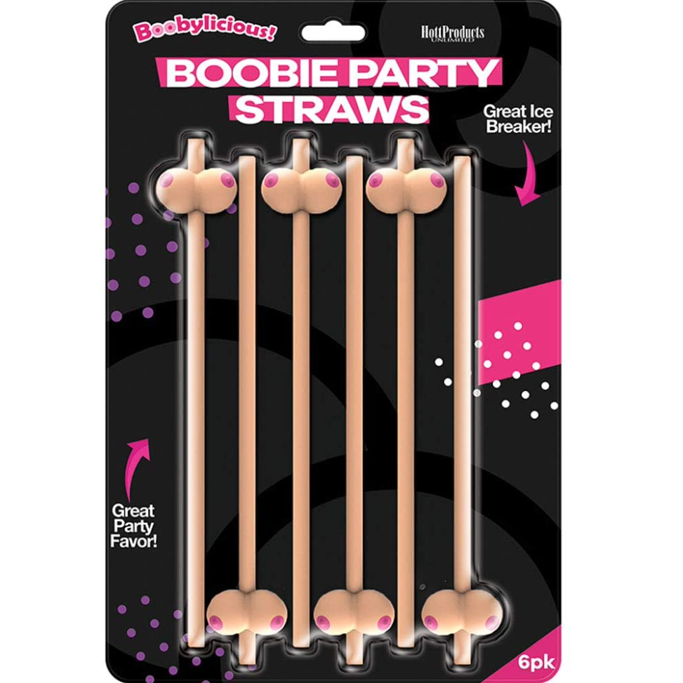 Boobie Straws (6-pack)