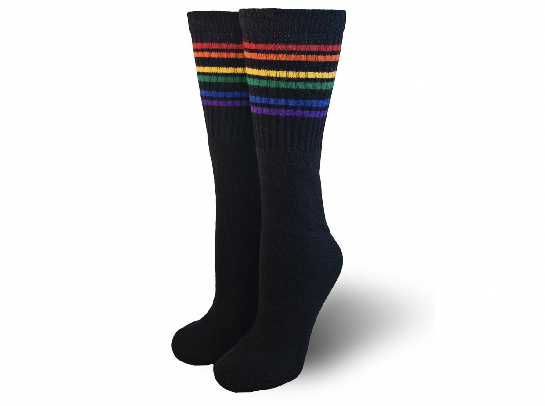 Black 19" Pride Tube Socks