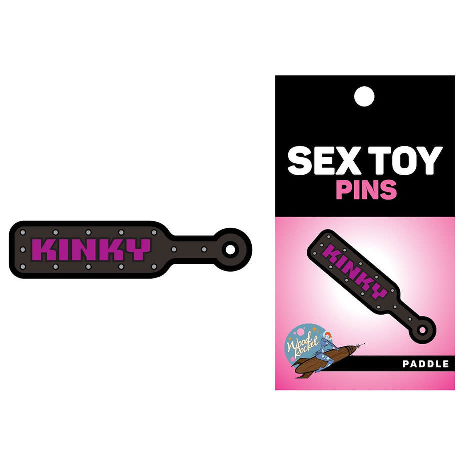 Kinky Paddle Lapel Pin