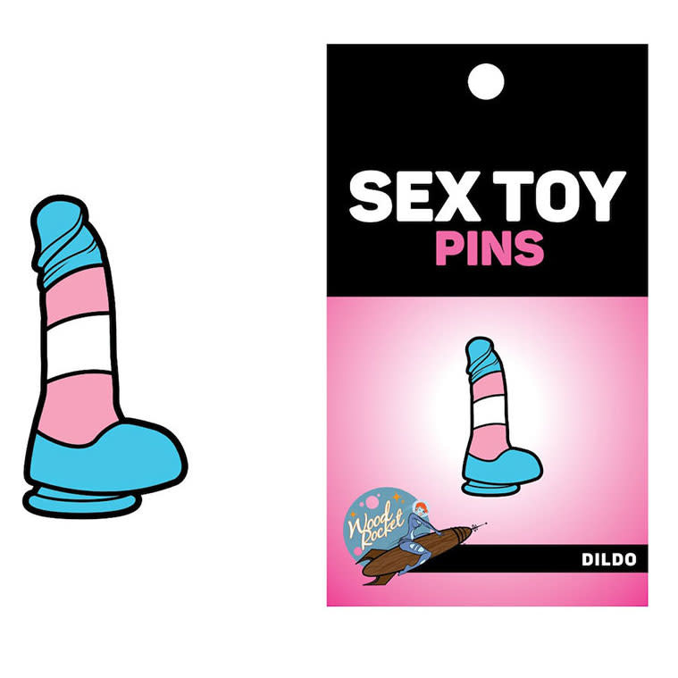 Trans Dildo Lapel Pin