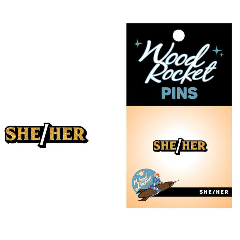 She / Her Pronoun Lapel Pin