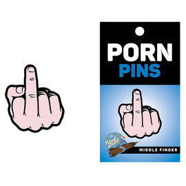 Middle Finger (Peach) Lapel Pin