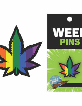 Rainbow Pride Leaf Lapel Pin
