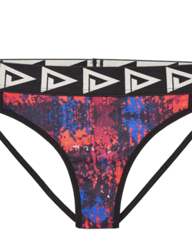 Play Out Flat Front Logo Jockstrap - Harlow - sale