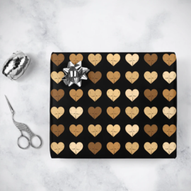 HOMO AF Valentines Day Wrapping Paper - Booty Hearts