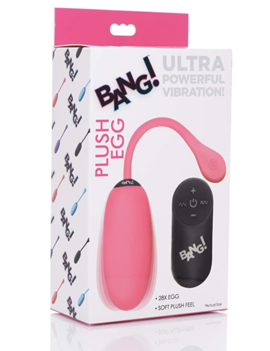 Bang 28X Plush Egg & Remote Control - Pink
