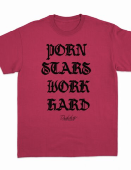 Peachy Kings PK Tee - Porn Stars Work Hard - sale