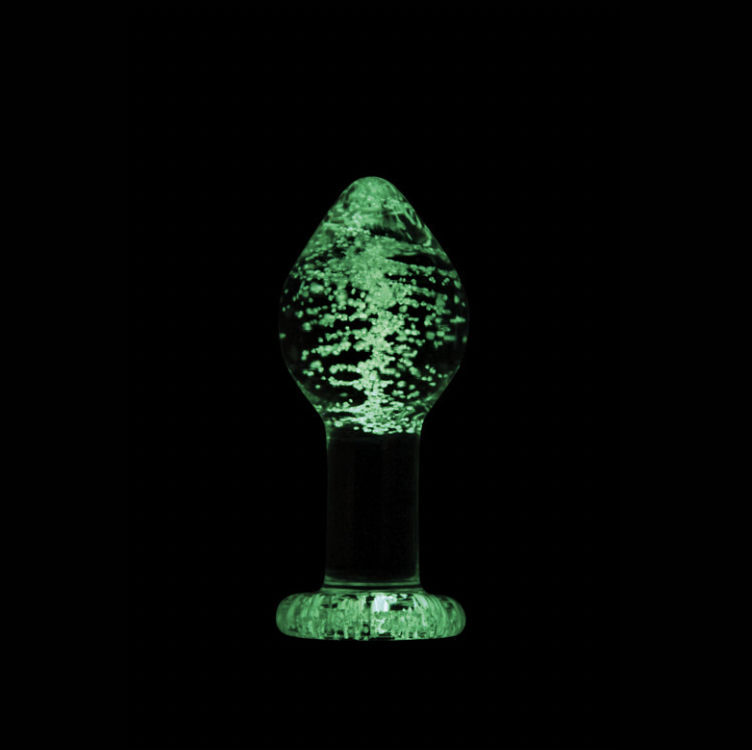Firefly Glass Butt Plug Clear L - HUMANITY!
