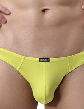 Low-Rise T-Back Thong - Yellow