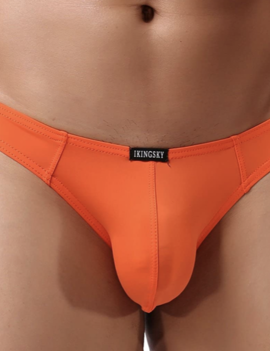 Low-Rise T-Back Thong - Orange - sale