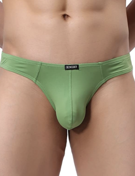 Low-Rise T-Back Thong - Green