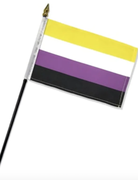 Small Stick Flag - Non-Binary