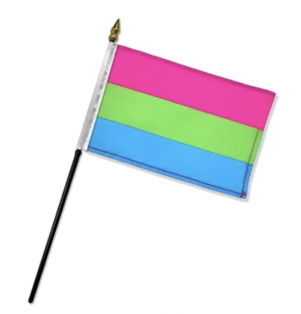 Small Stick Flag - Polysexual