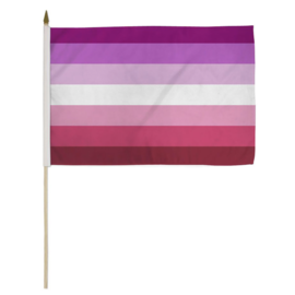 Large Stick Flag - Lesbian